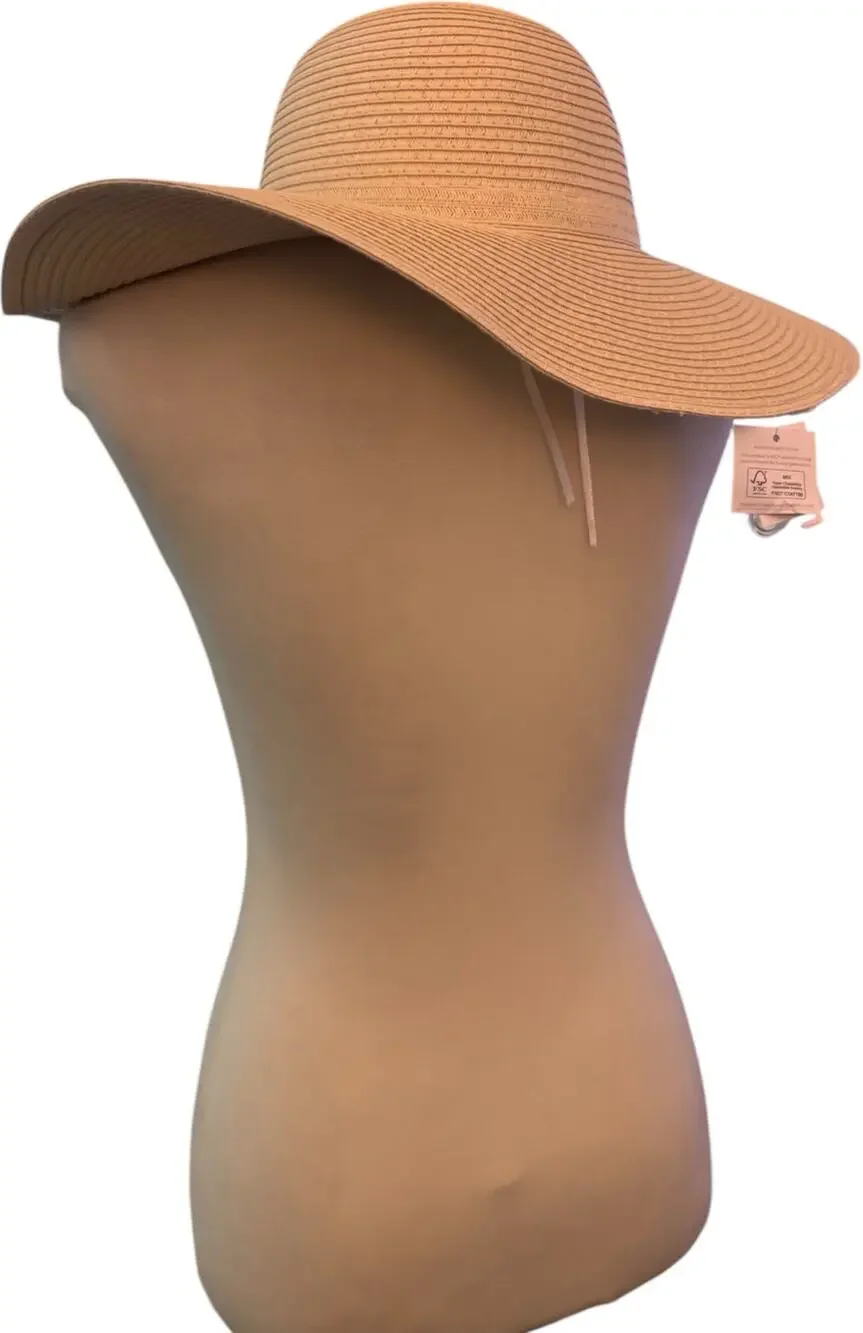 Shade & Shore Wide Brimmed Sun Hat Coastal Poolside Vacation Summer